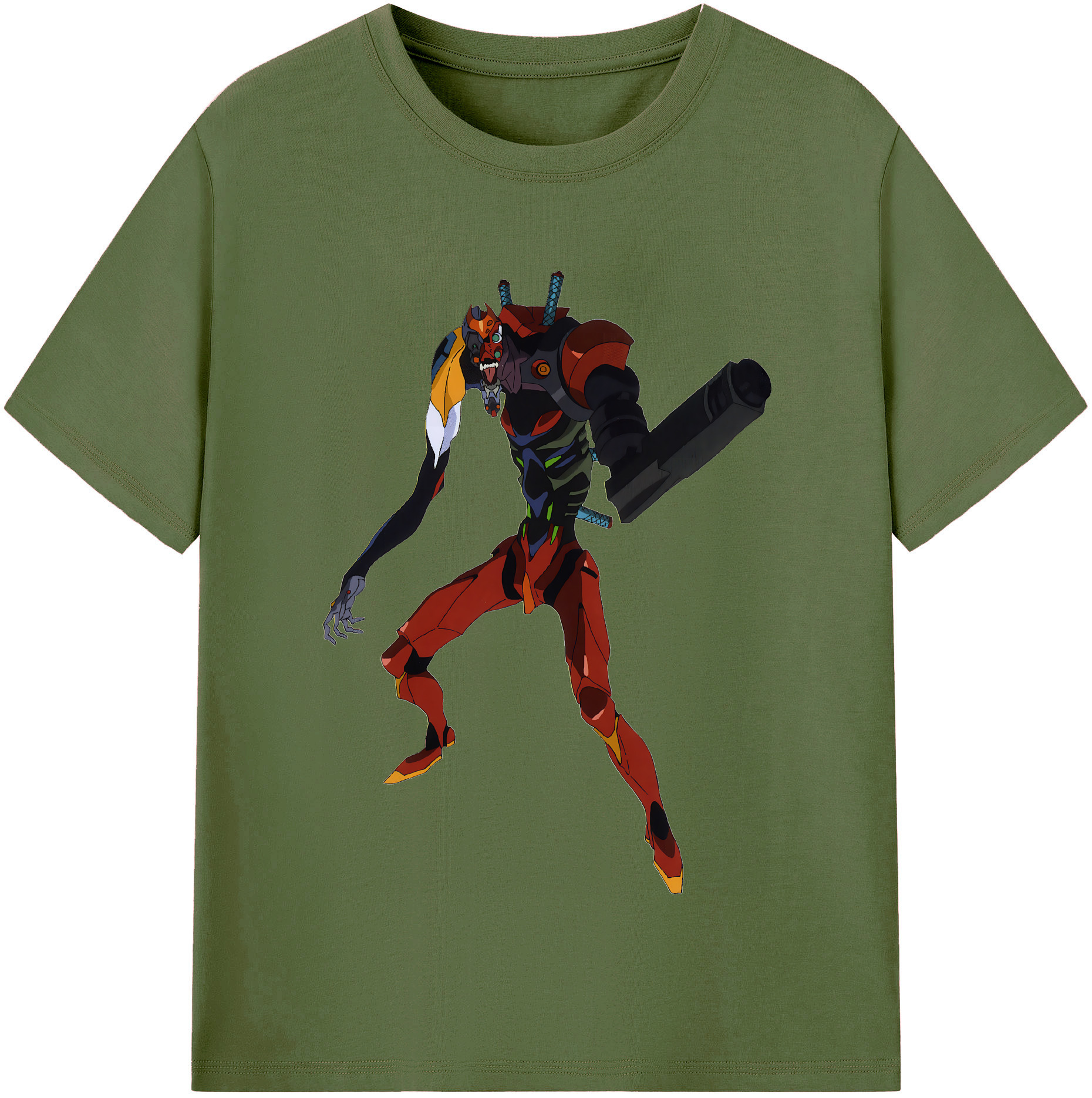 （画像用） EVA 新世紀エヴァンゲリオン 綿100％半袖Tシャツ（フロントプリント）